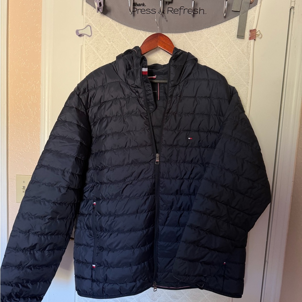Tommy Hilfiger Men's Black Quilted Puffer Jacket
